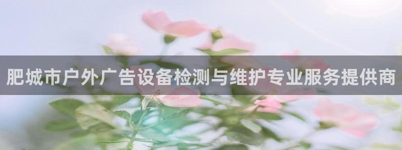 杏宇平台登录步骤：肥城市户外广告设备检测