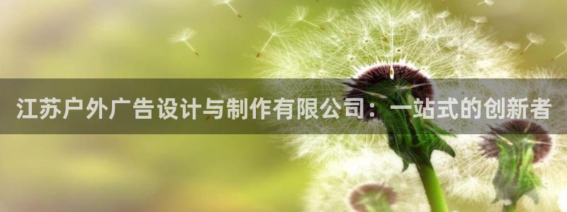 杏宇平台招商：江苏户外广告设计与制作有限