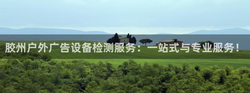杏宇平台代理：胶州户外广告设备检测服务：一站式与专业服务！