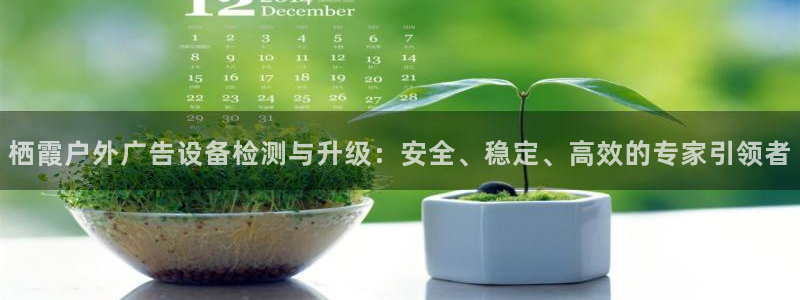 杏宇平台总代理：栖霞户外广告设备检测与升级：安全、稳定、高效的专家引领者