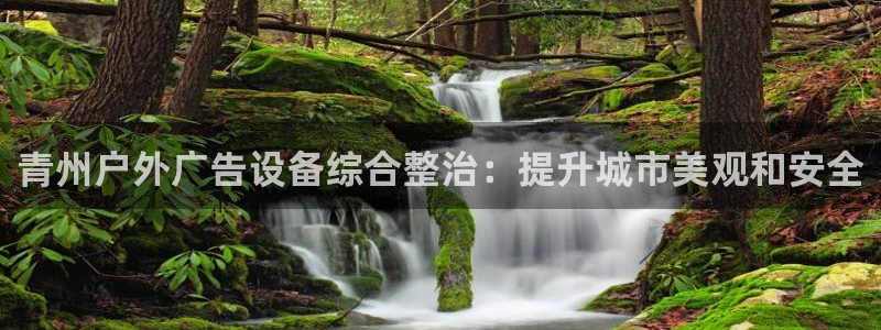 杏宇官方平台官网入口：青州户外广告设备综合整治：提升城市美观和安全