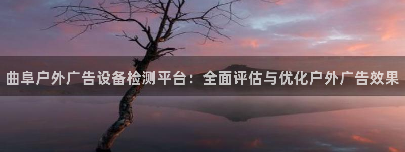 杏宇平台登录步骤是什么：曲阜户外广告设备检测平台：全面评估与优化户外广告效果