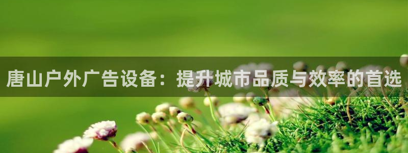 杏宇平台客服：唐山户外广告设备：提升城市