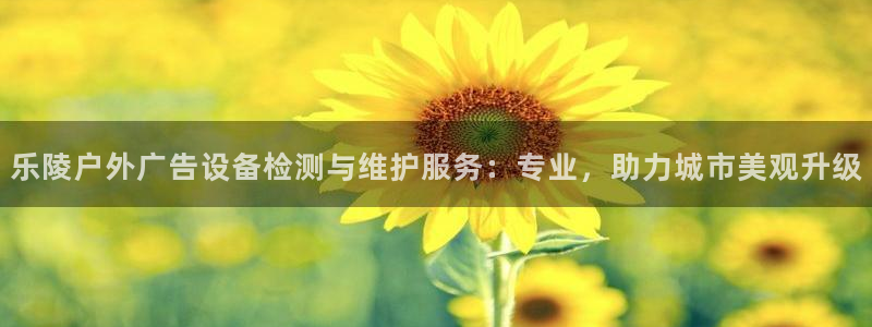 杏宇平台注册地址：乐陵户外广告设备检测与